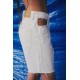 SJOO8 JEAN BERMUDA WITH FRONT CUT