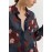 Heather Shirt (Shadow Roses Blue)
