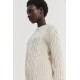 Aludra Knitted Dress (Beige)