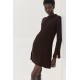 Aludra Knitted Dress (Brown)
