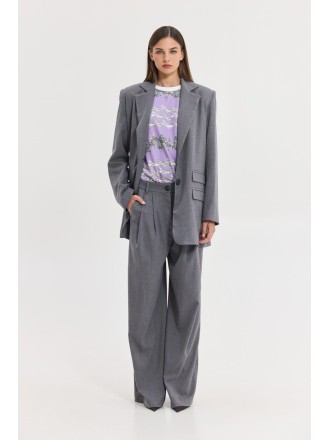Senegal Blazer (Purple stripes)