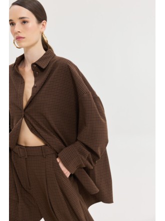 Phoenix Shirt (Brown Plaid)