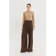 Martha Pants (Brown Plaid)