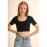 S-029 CROP TOP BLACK