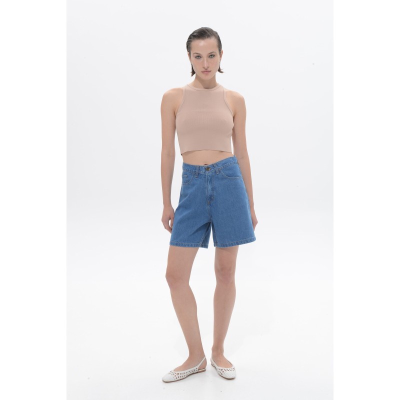 Noema Shorts Mid Blue