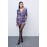 Mosaic Mauve Anthesis Mini Jersey Dress