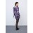 Mosaic Mauve Anthesis Mini Jersey Dress