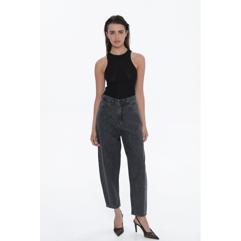 Lima Slouchy Stone Black