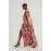 Peony Dress (Bordeaux)