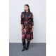 Winter Bloom Shirtdress